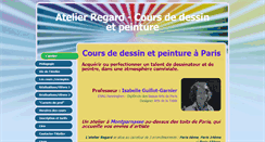 Desktop Screenshot of coursdedessin-paris.com